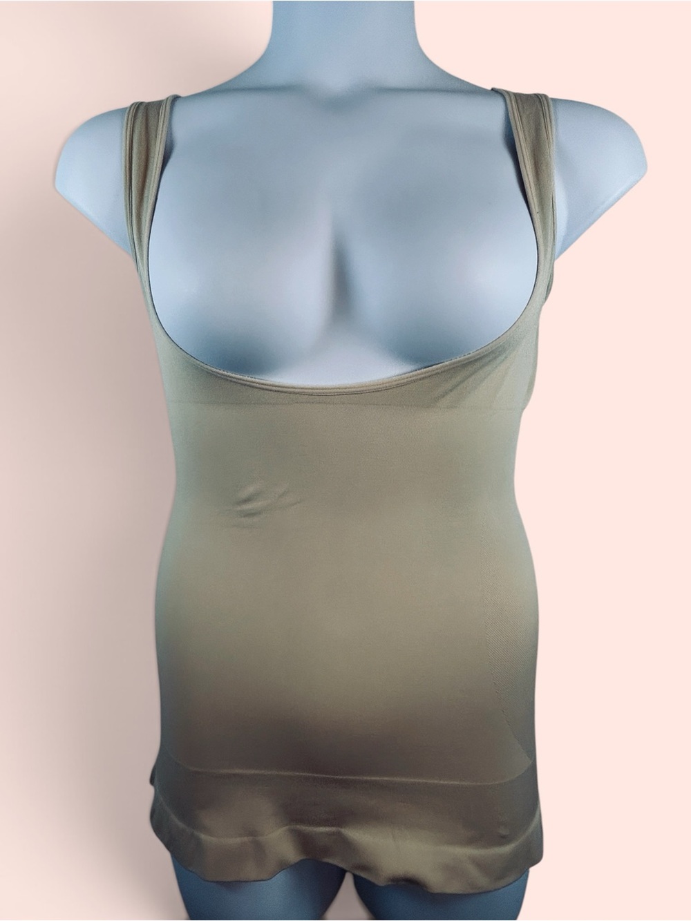Shapermint Essentials Size XL Beige Open Bust Shaper Cami